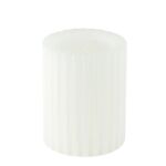 Świeca Modern walec biały S 10 x 8 cm