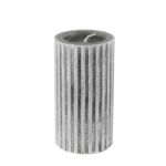 Świeca modern walec grafit M  15 x 8 cm