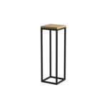 Kwietnik laval S black oak 20 x 20 x 62 cm