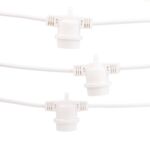 Girlanda ogrodowa biała 5 m 10 opraw