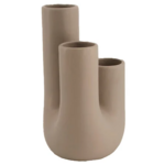 Wazon ceramiczny potrójny biały 11,8 x 11,6 x 20,5 cm