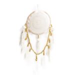 Łapacz snów beżowy 19 cm