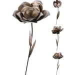 Zbieracz ogrodowy kwiatek metal 3ass 22 cm