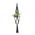 Wisząca makrama czarna 100 cm