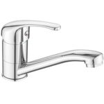 Bateria umywalkowa PEDRO stojąca z ruchomą wylewką chrom