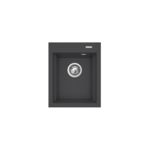 Zlewozmywak Argos 1B1D 39 x 48 cm karbon