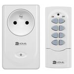 Gniazdo bezprzewodowe sterowane pilotem "EL-HOME" RCS-31C8-3600W, biały