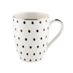 Kubek SPOTS BLACK 340 ml