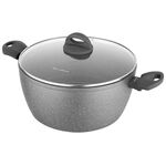 Garnek aluminiowy LAVA STONE szary 28 cm 7 l