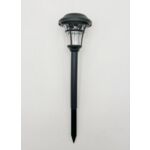 Lampa solarna 8,5 x 8,5 x 34,2 cm czarna