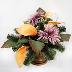 Stroik dekorowany w misie 50 x 50 cm SDMB-11