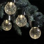 Girlanda solarna 6 x 6 x 9 cm czarna