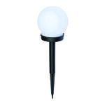 Lampa ogrodowa solarna kula 10 cm czarna