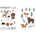 Zestaw naklejek Las 50 x 70 cm