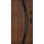 Drzwi zewnętrzne NYKS Orzech 90 lewe