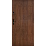 Drzwi zewnętrzne NEPTUN Orzech 90 prawe