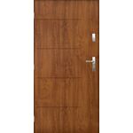 Drzwi zewnętrzne TOKIO Złoty dąb 90 lewe