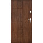 Drzwi zewnętrzne LUNA Orzech 90 lewe