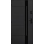 Drzwi zewnętrzne PEKIN antracyt 90 lewe