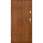 Drzwi zewnętrzne LUNA Złoty dąb 90 lewe