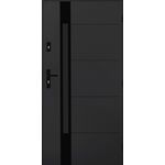 Drzwi zewnętrzne PEKIN antracyt 90 prawe