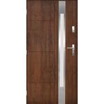 Drzwi zewnętrzne MITIKAS Orzech 90 lewe