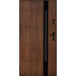 Drzwi zewnętrzne PEKIN Orzech 90 lewe