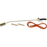 Palnik dekarski z pojedynczą dyszą 60 mm na gaz propan-butan lanca 560 mm Drel