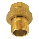 Śrubunek mosiężny 1/2"" prosty