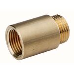 Przedłużka mosiężna 1/2 " 30 mm żółta