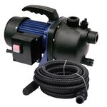 Pompa ogrodowa powierzchniowa 1000 W + wąż ssący 4 m