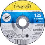 Tarcza korundowa do szlifowania metalu 125 x 6 mm Condor