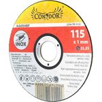 Tarcza korundowa do cięcia metalu inox 115 x 1 mm Condor
