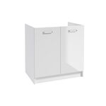 Szafka kuchenna stojąca First 80 cm biała Deftrans