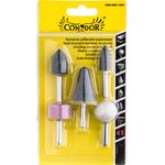 Kamień szlifierski trzpieniowy zestaw 5 sztuk Condor