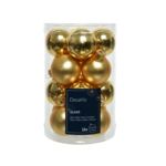 Bombki szklane mix 3,5 cm złote