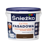 Farba fasadowa Extra brązowy 5 l Śnieżka