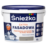 Farba fasadowa Extra szary 10 l Śnieżka