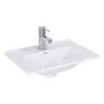 Umywalka naszafkowa 50 cm Ameland biała Elita