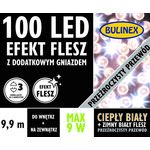 Lampki choinkowe flesz LED 100 sztuk BULINEX