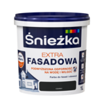 Farba fasadowa Extra czarny 1 l Śnieżka