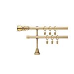 Karnisz podwójny Davi III 19 mm 300 cm antyk