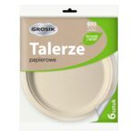 Talerze eko 6 sztuk GROSIK