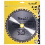 Piła tarczowa do drewna 250 mm x 40 T Condor