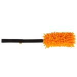 Szarpak "mop" z piszczakiem pomarańczowy rączka czarna 10 x 50 cm 15652