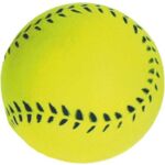 Piłka 72 mm baseball żółta