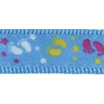 Komplet smycz / obroża NT łapki 2 cm SL43