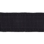 Komplet smycz / obroża gładka czarne 2cm ST43