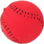 Piłka 40 mm baseball czerwona