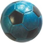 Piłka 40 mm football niebieska broka